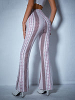 All Over Print Flare Leg Pants