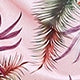 Tropical Tie Back Sleeveless Halter Asymmetrical Natural Long Dress