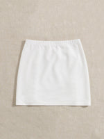 Garment Eyelet Lace Up Skirt