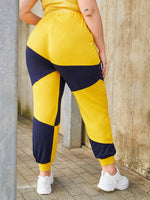 Plus Color Block Sweatpants