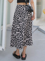 Allover Print A Line Skirt