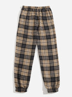 Slant Pocket Tartan Pants