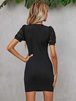 Puff Sleeve Bodycon Dress