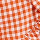 Boho Gingham Wrap Natural Women Shorts