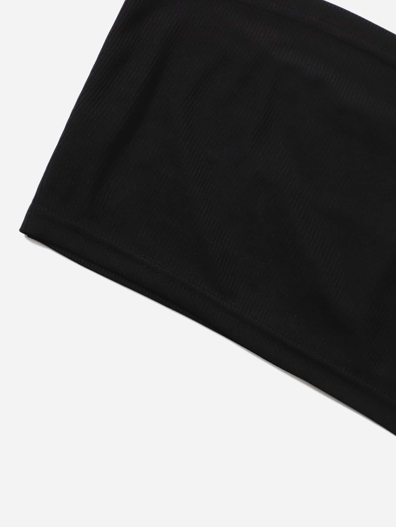 Plus Solid Crop Tube Top