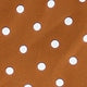 Polka Dot Ruffle Neck Long Sleeve Stand Collar Flared High Waist Short Dress