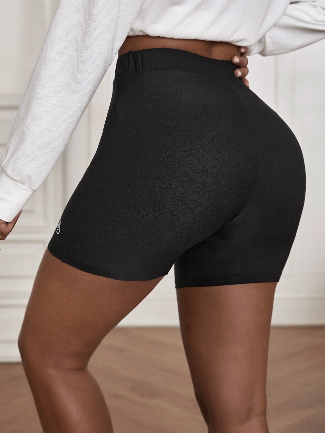 Bicycle Print Biker Shorts