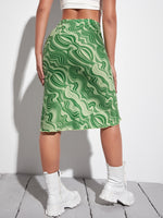 Marble Print Skirt