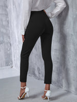 Split Hem Skinny Pants