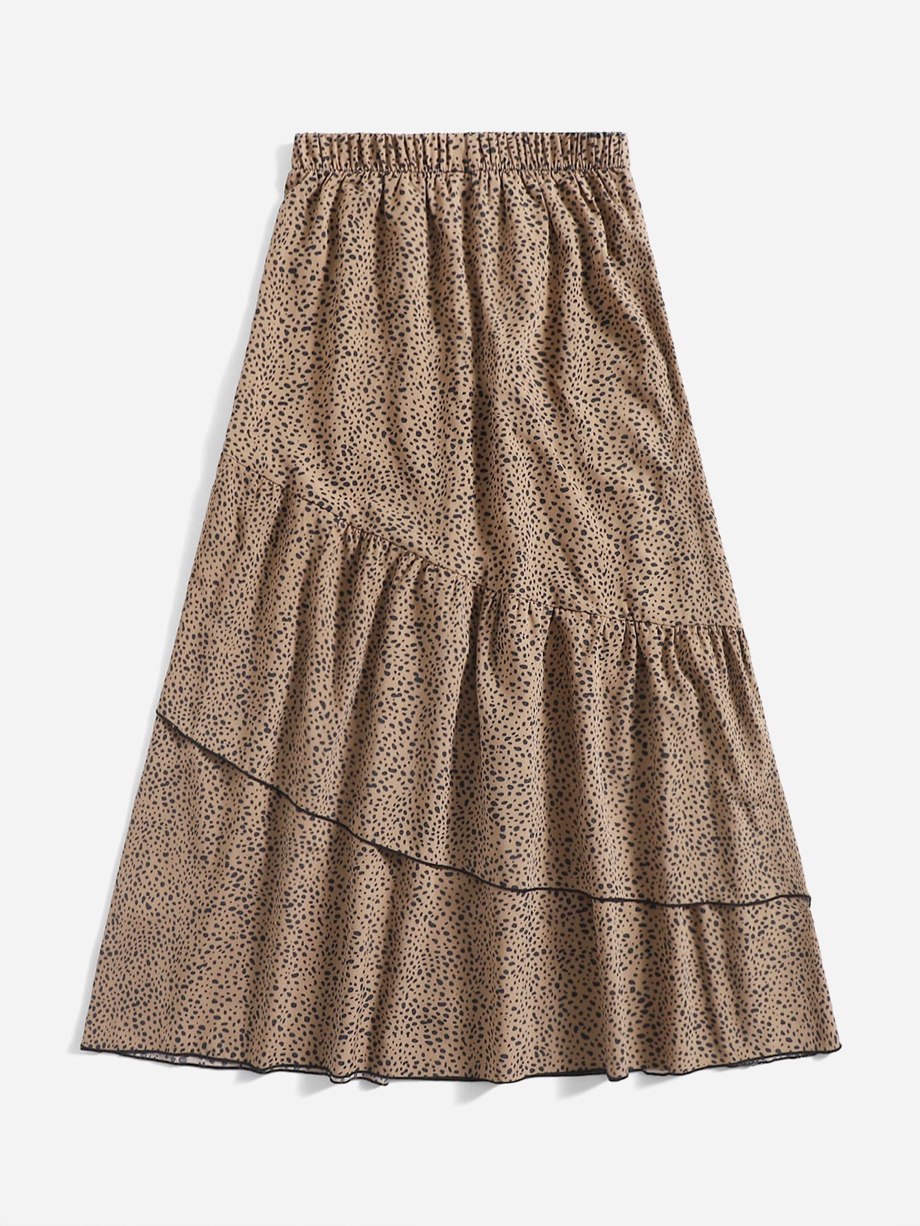 Dalmatian Print A-Line Skirt
