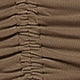Plain Rib-Knit Sleeveless Stand Collar Pencil Natural Short Dress