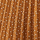 Polka Dot Pleated Long Sleeve Tie Neck Pleated High Waist Long Dress
