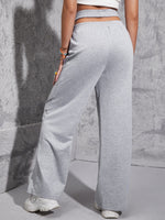 Crisscross Cut Out Waist Sweatpants