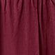 Plain Button Front Short Sleeve Stand Collar Flounce High Waist Long Dress