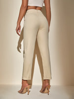 High Waist Crop Tapered Pants