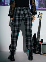 Plaid Tape Joggers