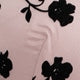 All Over Print Contrast Mesh Long Sleeve Stand Collar Semi-Sheer Flared High Waist Long Dress