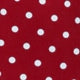 Polka Dot Ruffle Neck Long Sleeve Stand Collar Flared High Waist Short Dress