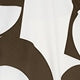 Elegant Graphic Long Sleeve Deep V Neck Flared High Waist Knee Length Plus Size Dress