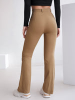 High Waist Seam Detail Pants