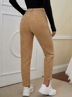 Slant Pocket Corduroy Pants