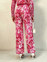 Allover Print High Waist Pants