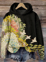 Loose Long Sleeve Hoodie Christmas Casual Regular Sweatshirt