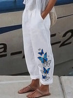 Casual Butterfly Loose Long Pants