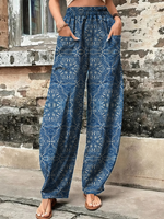 Casual Ethnic Loose Long Pants
