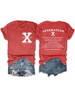 Loose Cap Sleeve Crew Neck Text Letters Simple Regular T-Shirt