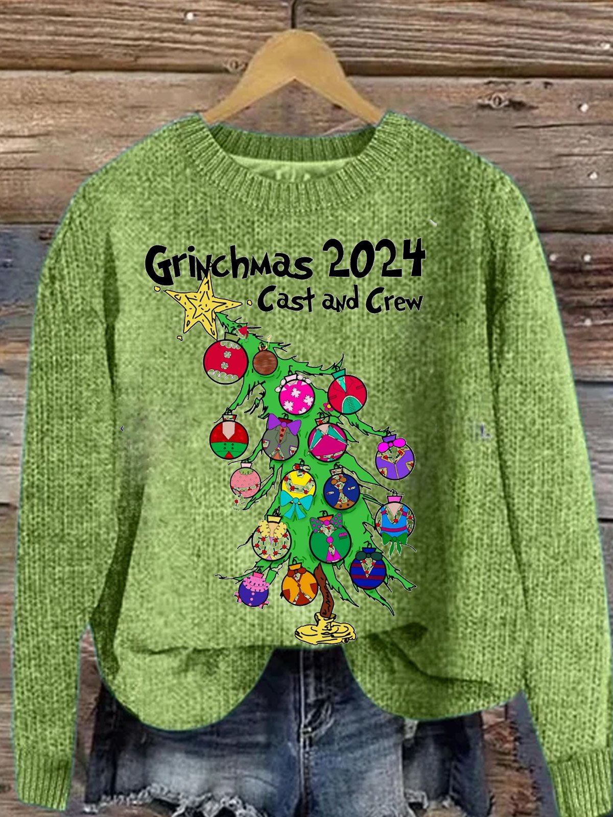 Casual Long Sleeve Crew Neck Text Letters Loose Regular Sweatshirt