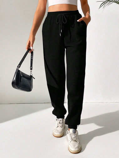 Casual Plain Loose Long Pants