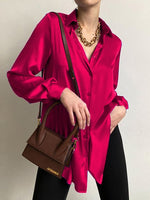Long Sleeve Shirt Collar Plain Casual Regular Shirt