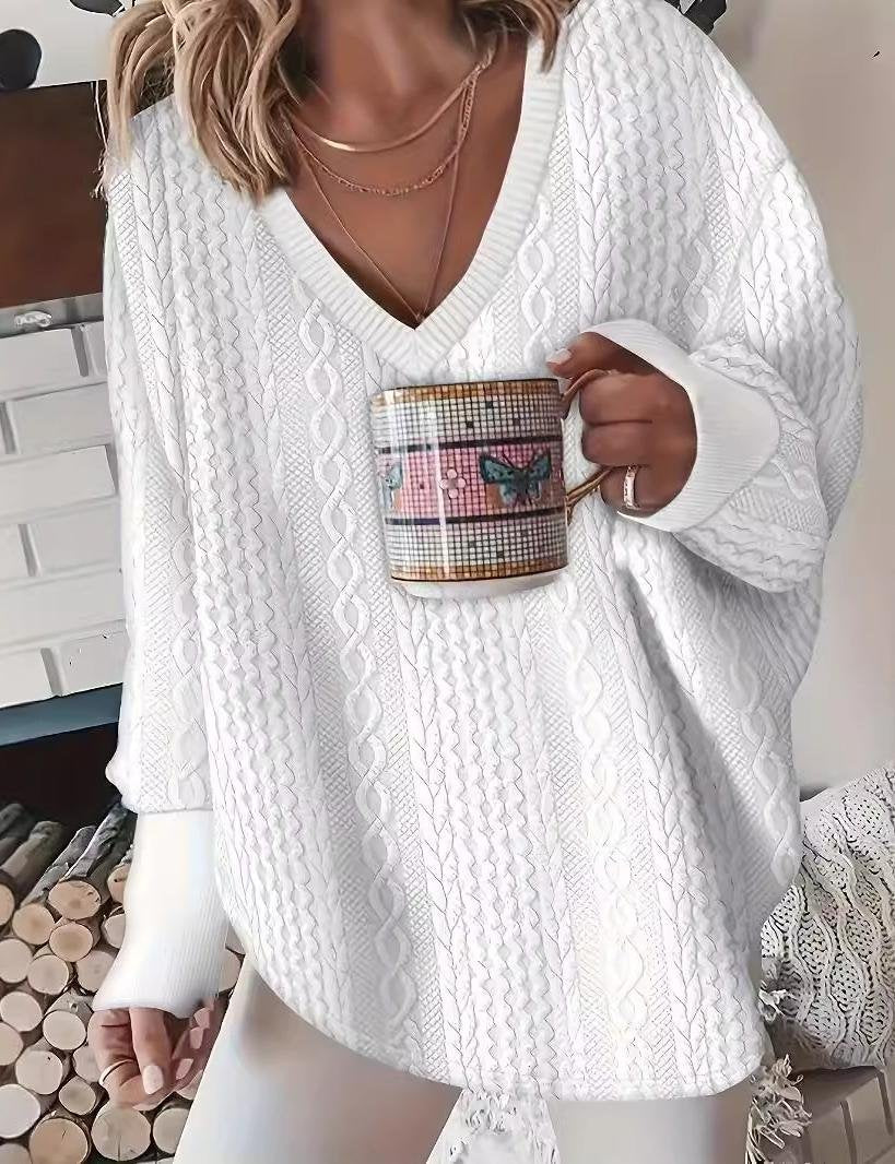 Casual Long Sleeve Crew Neck Plain Loose Regular Sweatshirt