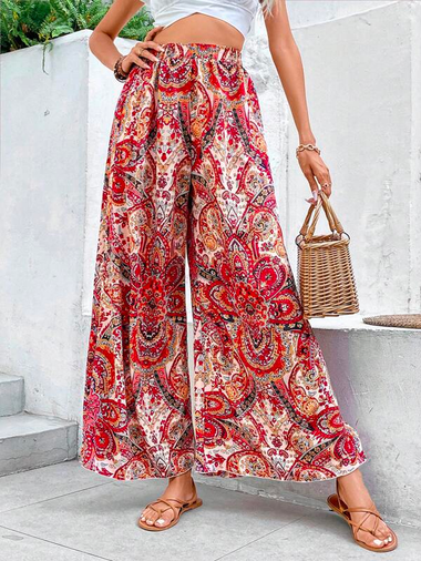 Casual Ethnic Loose Long Pants