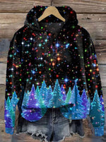 Casual Long Sleeve Hoodie Christmas Loose Regular Sweatshirt