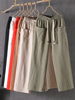 Casual Plain Loose Long Pants