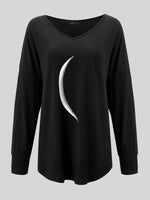 Long Sleeve Crew Neck Plain Casual Regular Shirt