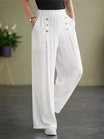 Casual Plain Loose Long Pants