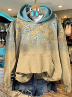 Casual Long Sleeve Hoodie Ethnic Loose Regular Sweatshirt