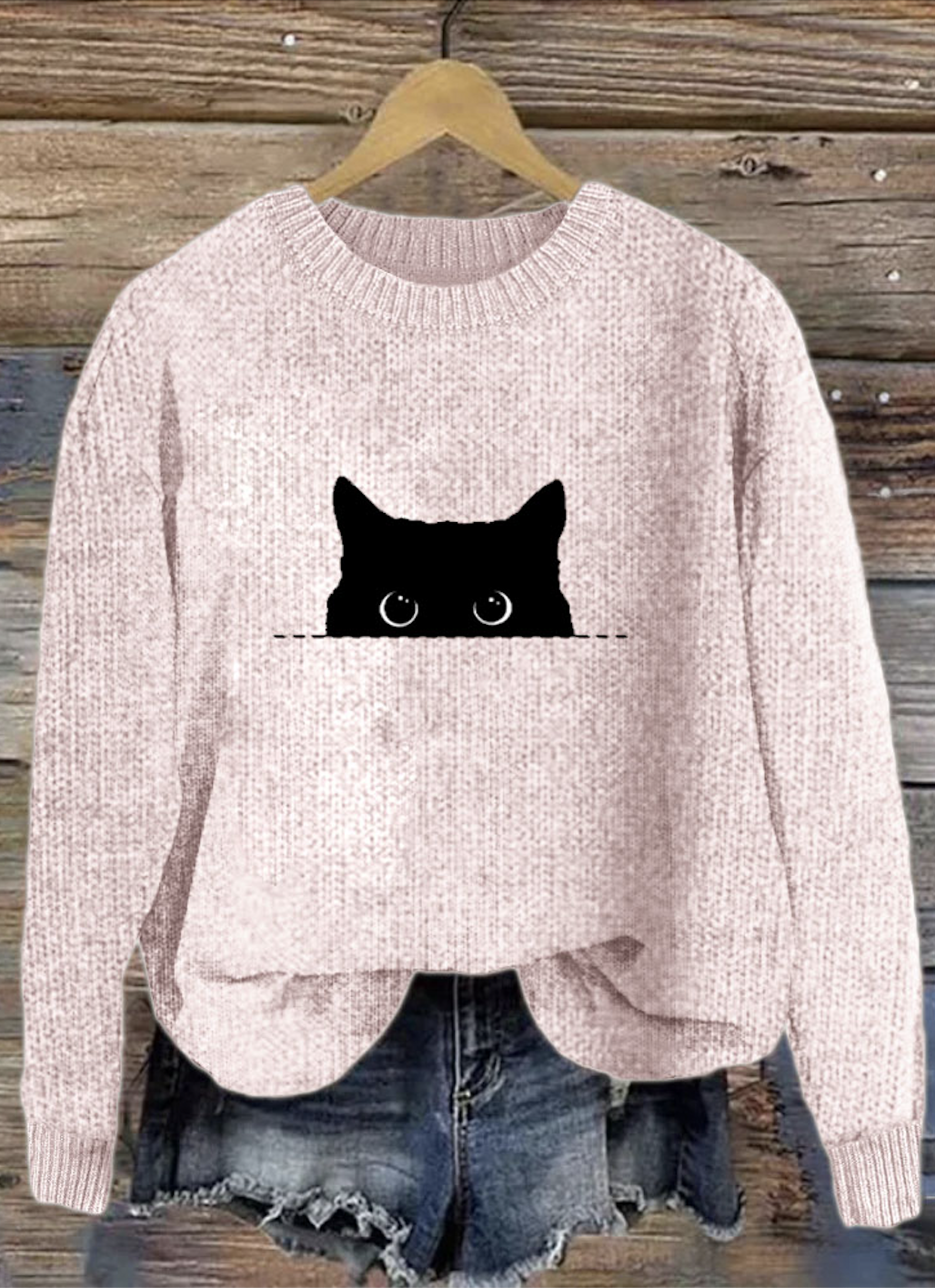 Long Sleeve Hoodie Text Letters Casual Regular Sweater