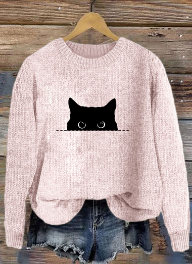 Long Sleeve Hoodie Text Letters Casual Regular Sweater