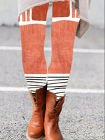 Casual Short Sleeve Crew Neck Gradient Pattern Loose Regular T-Shirt