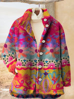 Loose Long Sleeve Ethnic Casual Regular Jacket