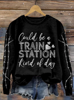 Casual Long Sleeve Hoodie Text Letters Regular Hoodie