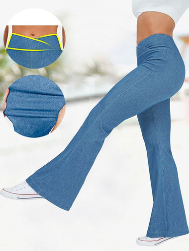 Casual Plain Loose Long Pants