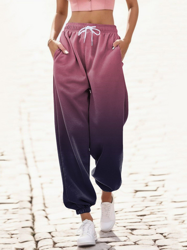 Casual Ombre Loose Long Pants
