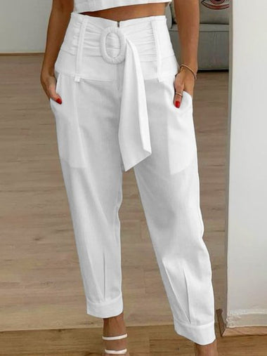 Casual Floral Loose Long Pants