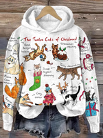 Loose Long Sleeve Hoodie Ethnic Casual Regular Sweatshirt