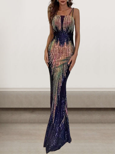 Sexy Sleeveless V Neck Plain Tight Maxi Dress